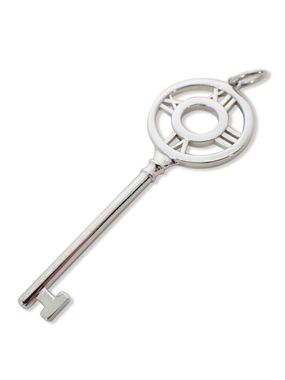 Tiffany & Co Open Atlas Key Pendant Necklace